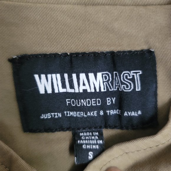William Rast Bragg Army Green Utility Military Jacket - Picture 7 of 7